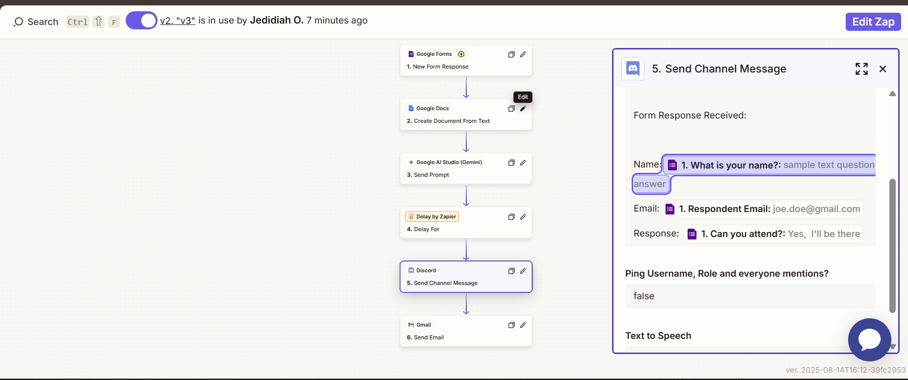 Automate Google Form Responses to Discord and Gmail Notifications